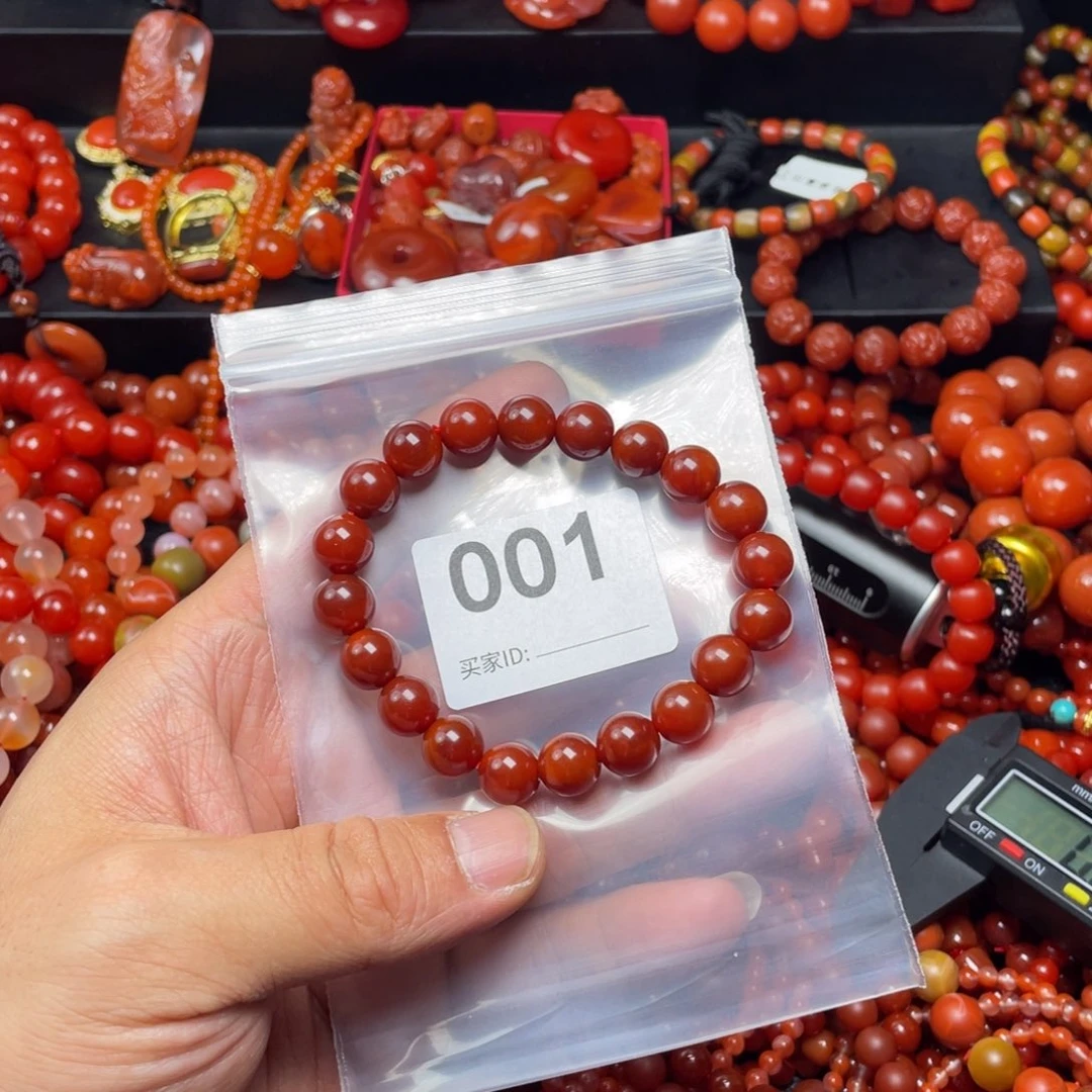 南红玛瑙手链未镶嵌小***?