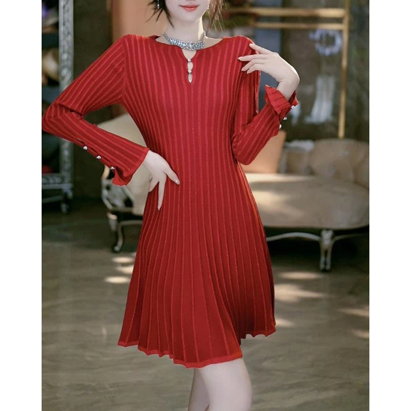 3-18【情人岛】时尚修身显瘦气质连衣裙