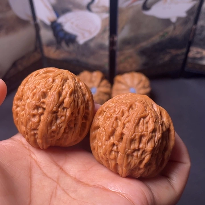 文玩核桃把件38铁锤