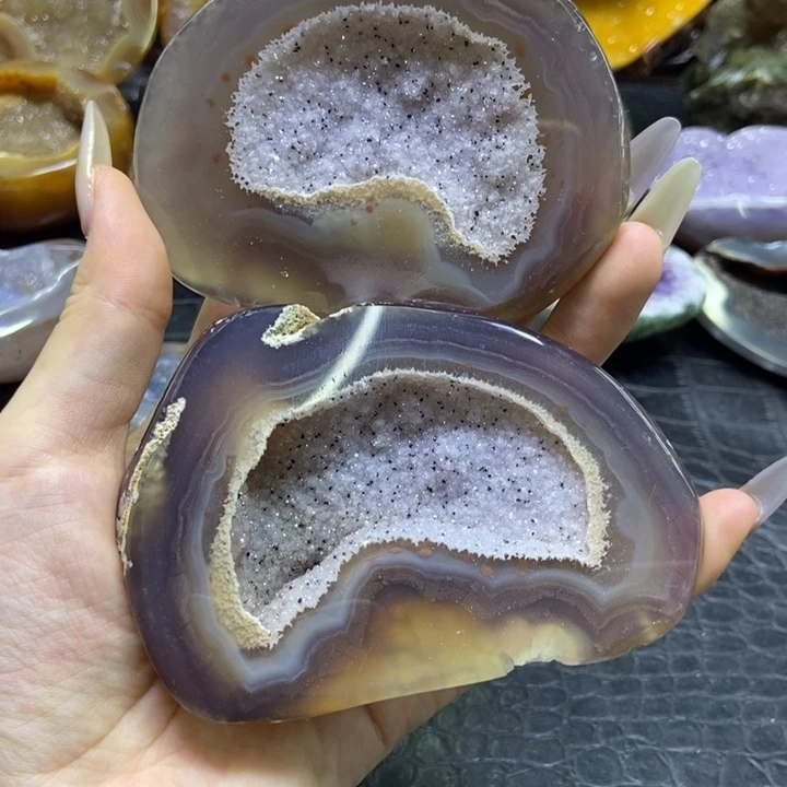 水晶未镶嵌珠宝半成品聚宝盆