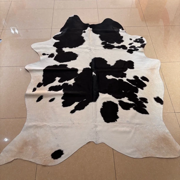 【本尼家】R72 240*295cm专拍牛皮地毯家用轻奢手工编织