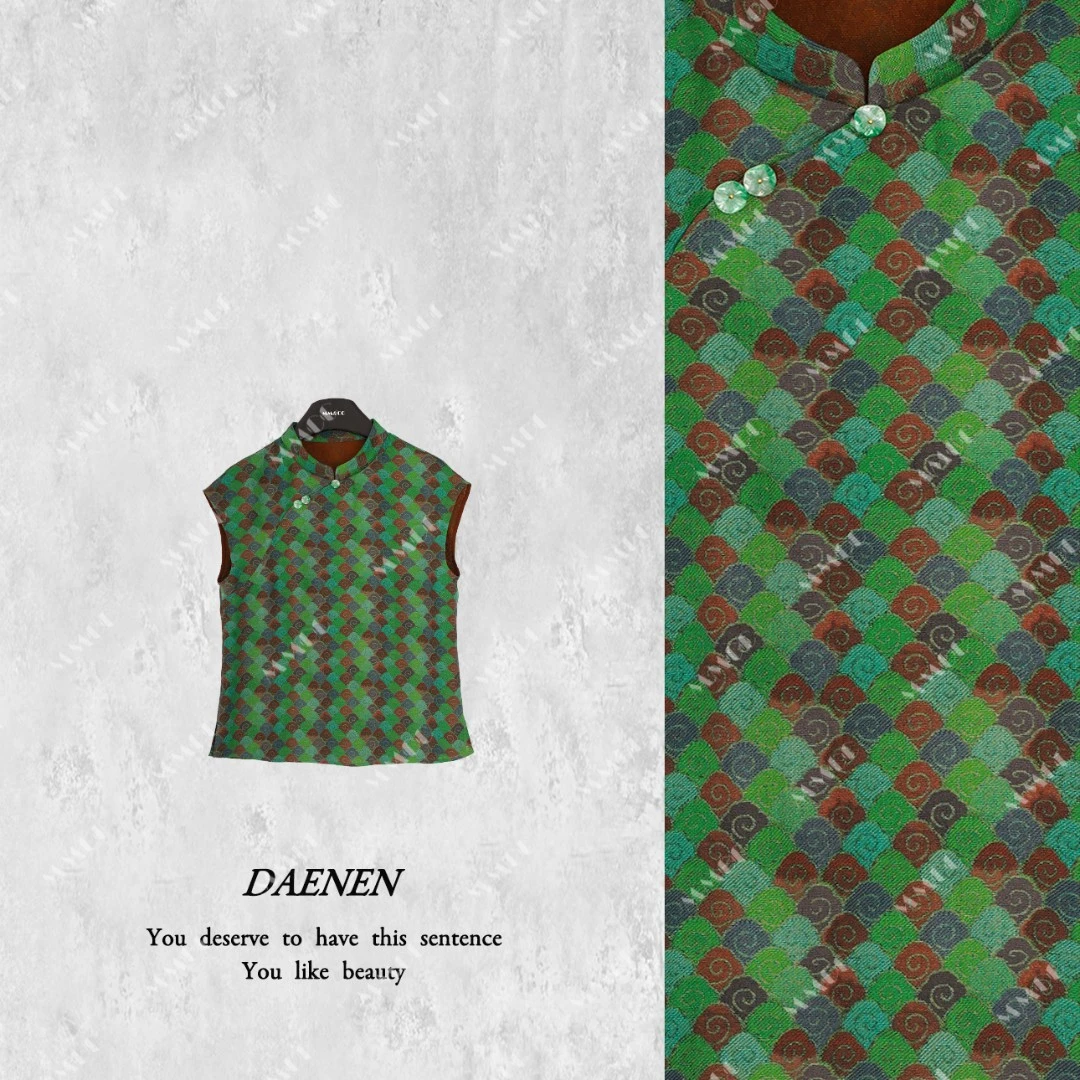 仫赐【清竹】新中式国风上衣MCGSY0952