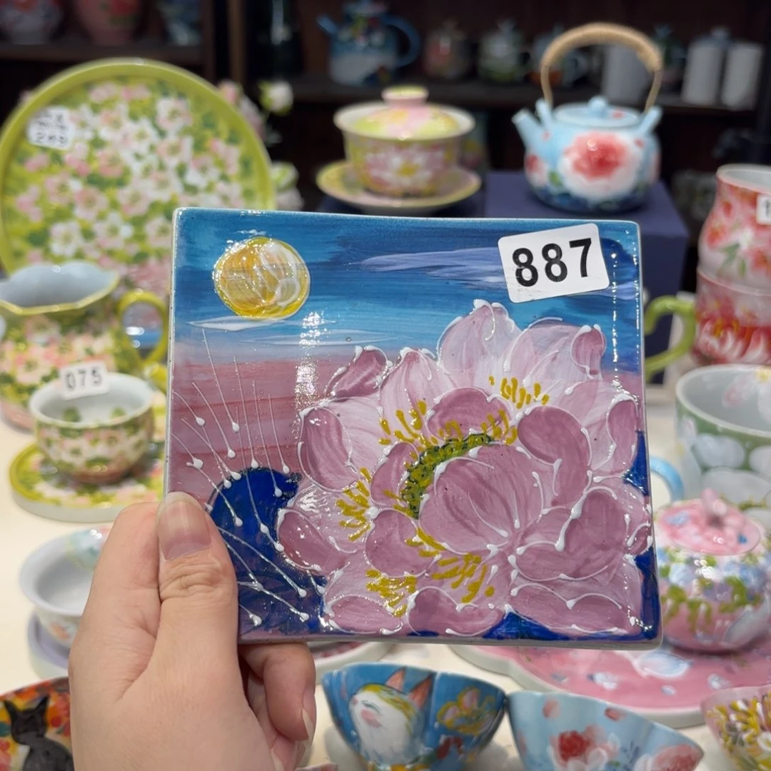 景德镇手绘高温釉下彩陶瓷茶具
