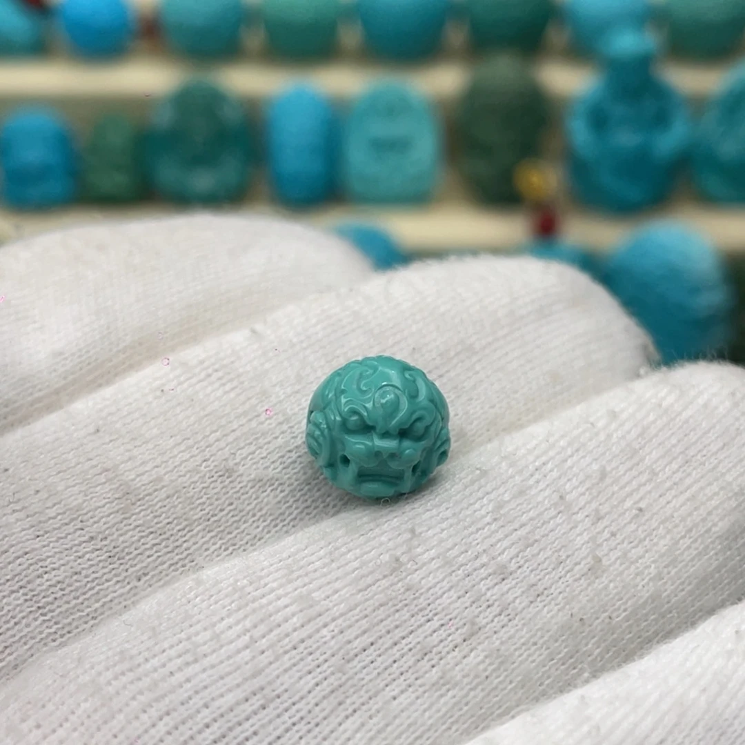 绿松石未镶嵌颈饰9.5