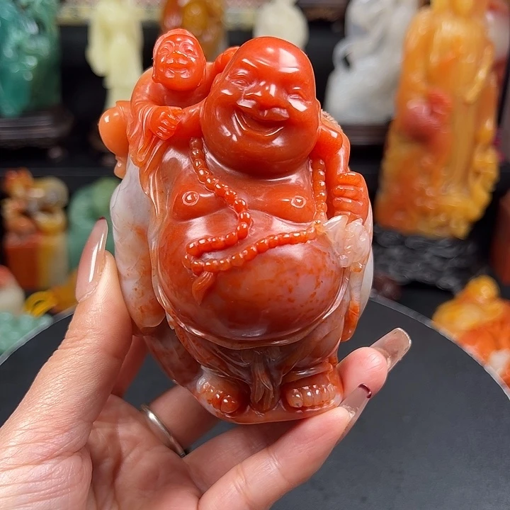 寿山石高山水冻石