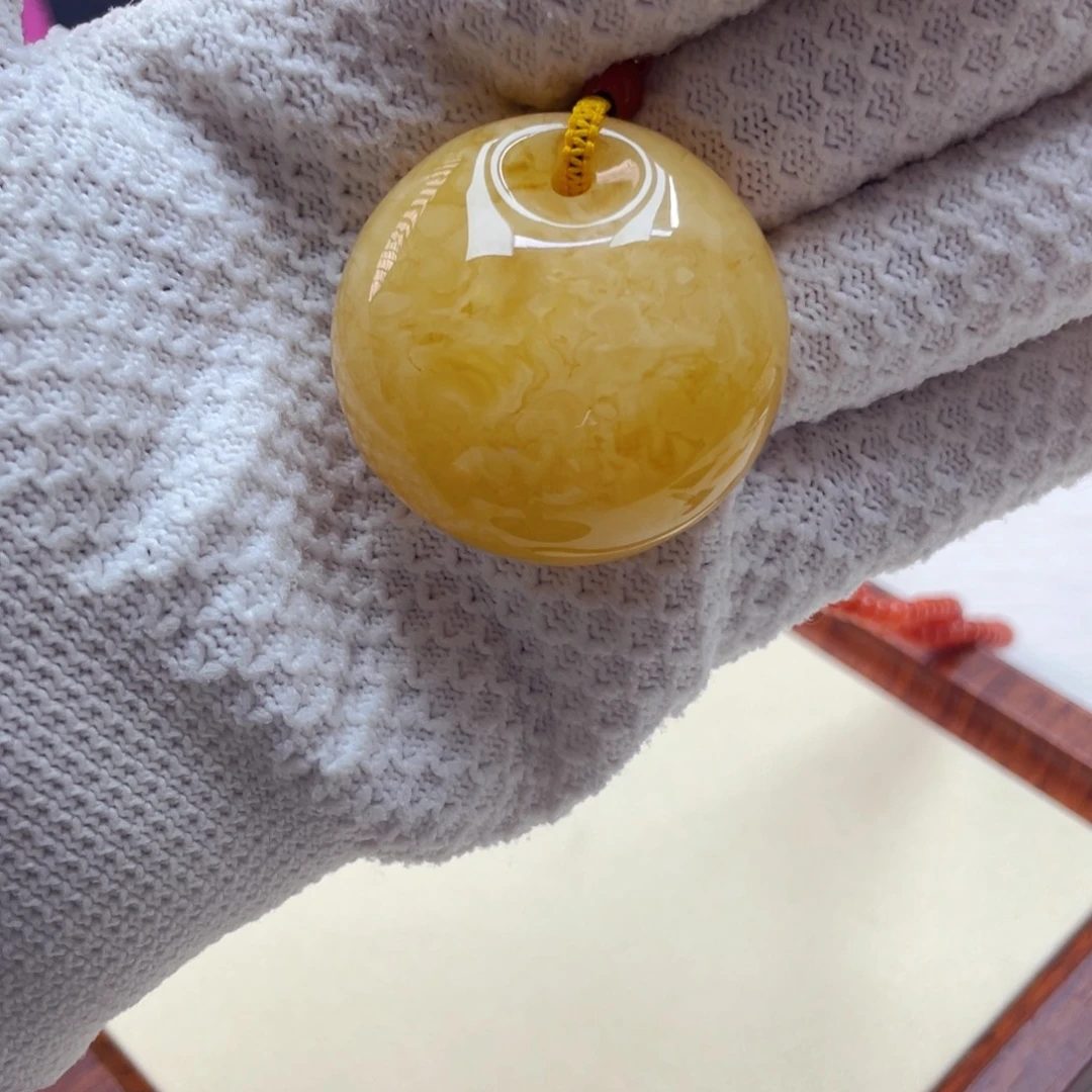 琥珀未镶嵌吊坠(不含链)蜜蜡吊坠23.5克