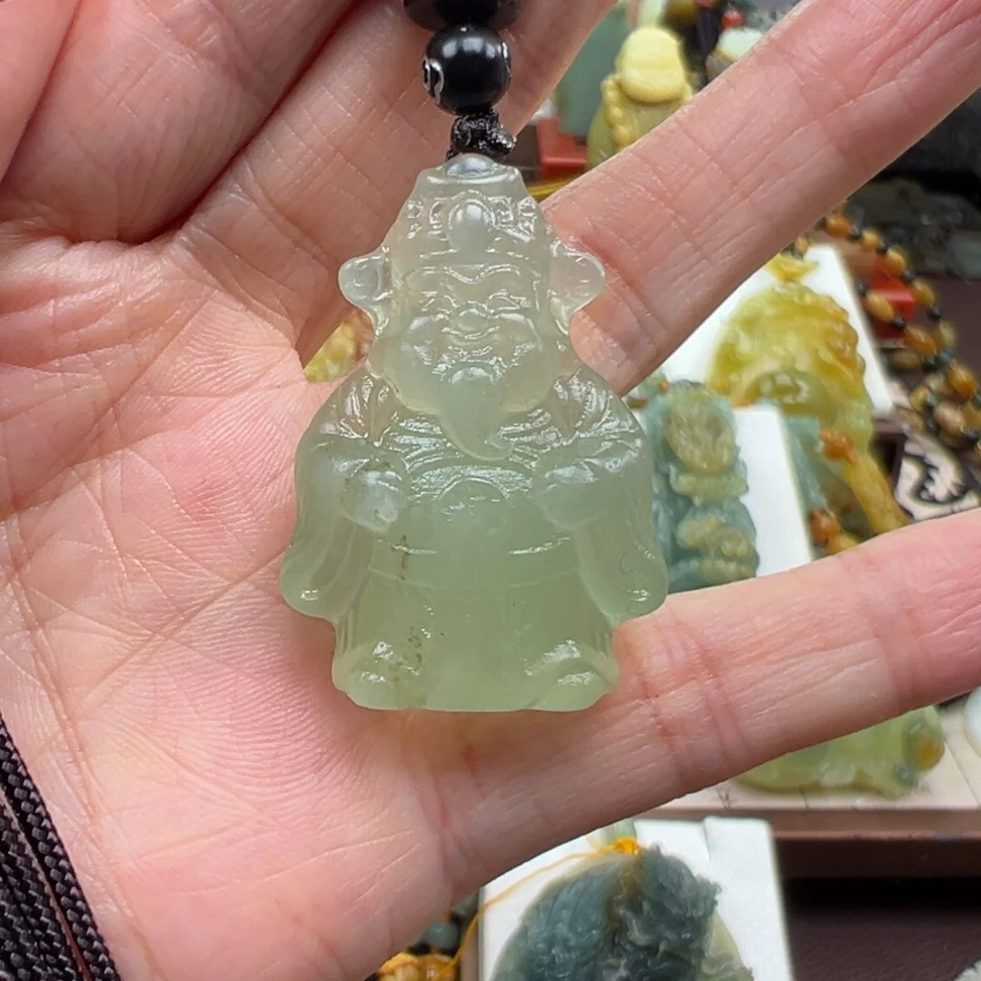 岫玉未镶嵌挂件挂件