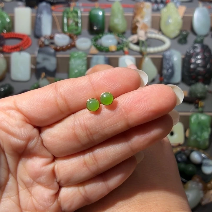 和田玉银S925镶嵌颈饰