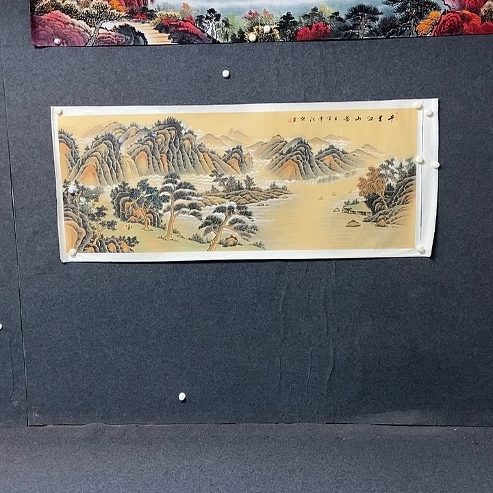 国画小六尺仿古山水一幅