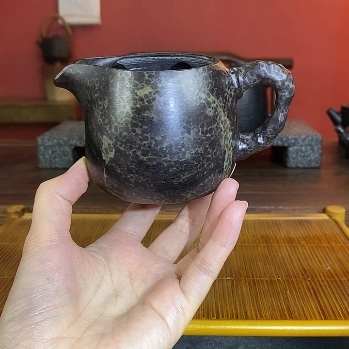 冰碛岩豹纹公道杯220cc