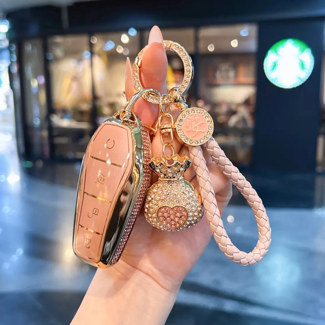 比亚迪汉钥匙套海豚宋plusdmi唐车宋pro秦元海豹海鸥驱逐舰05壳扣