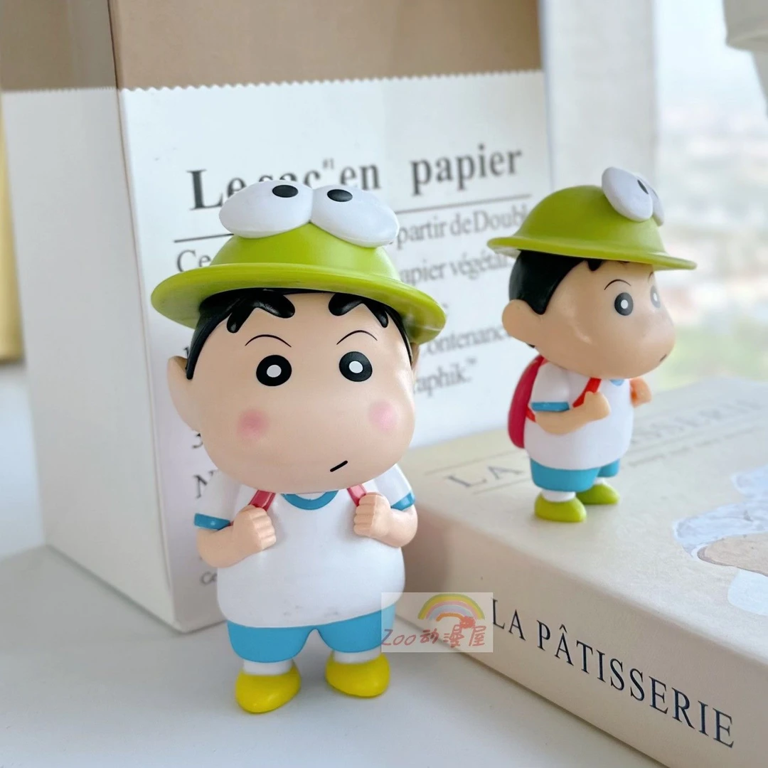 创意车载摆件蜡笔小新 青蛙小新精品版小新手办动漫公仔模型礼物