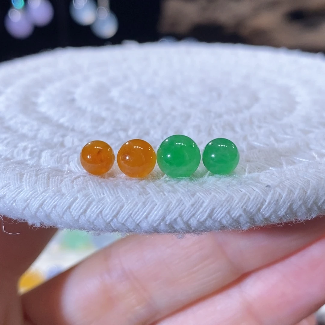 翡翠未镶嵌颈饰一组珠珠 价不同（可单出）