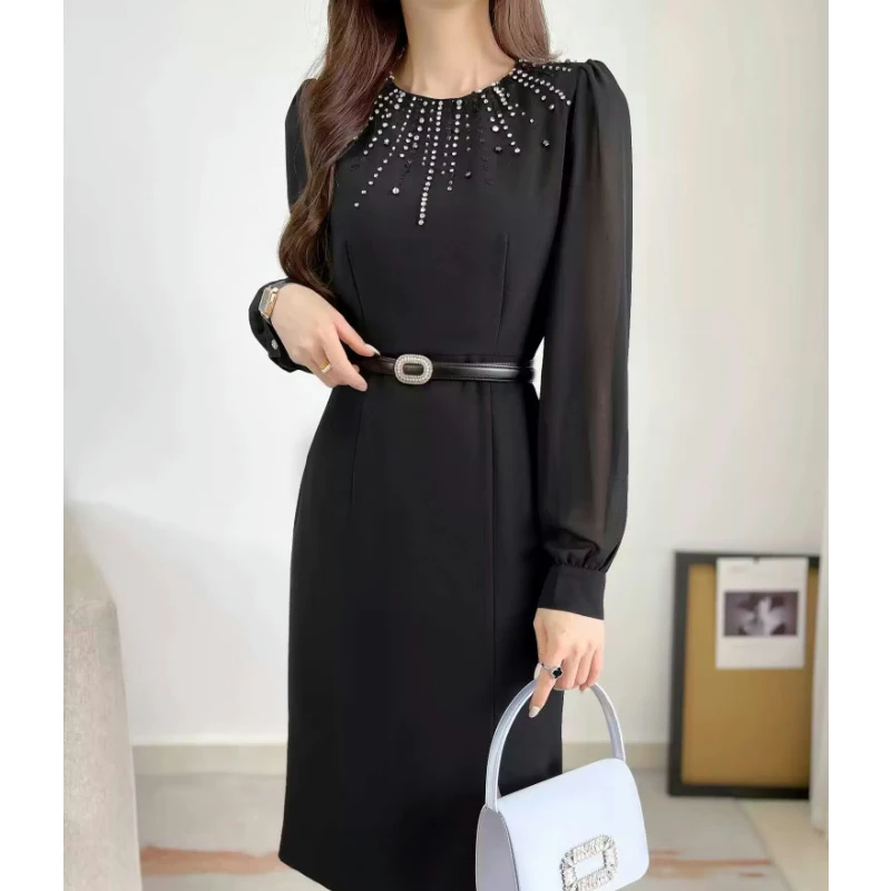 编码71 经典收腰轻奢时尚春季连衣裙（定制女装）GL6888