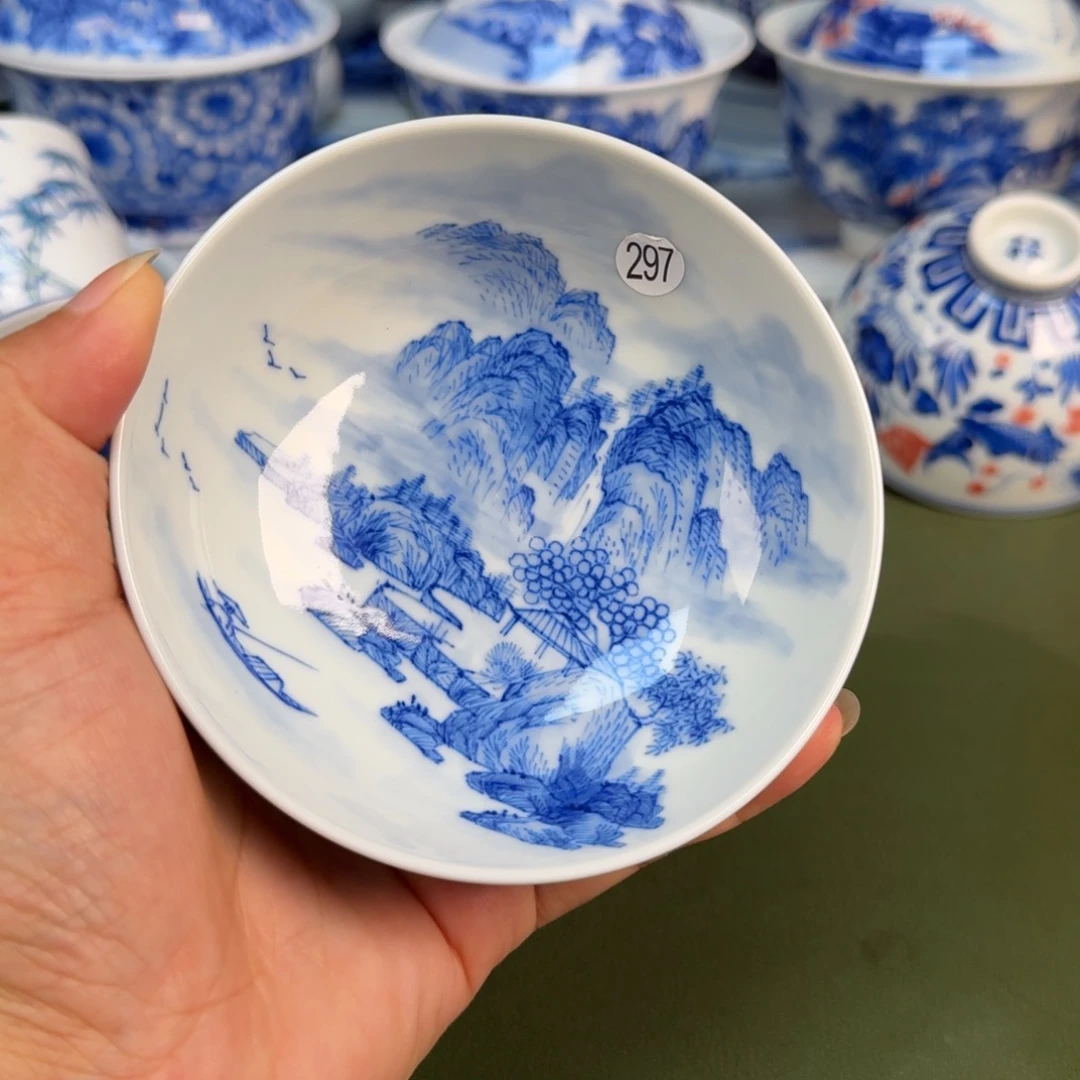 景德镇纯手绘茶具圆圆297