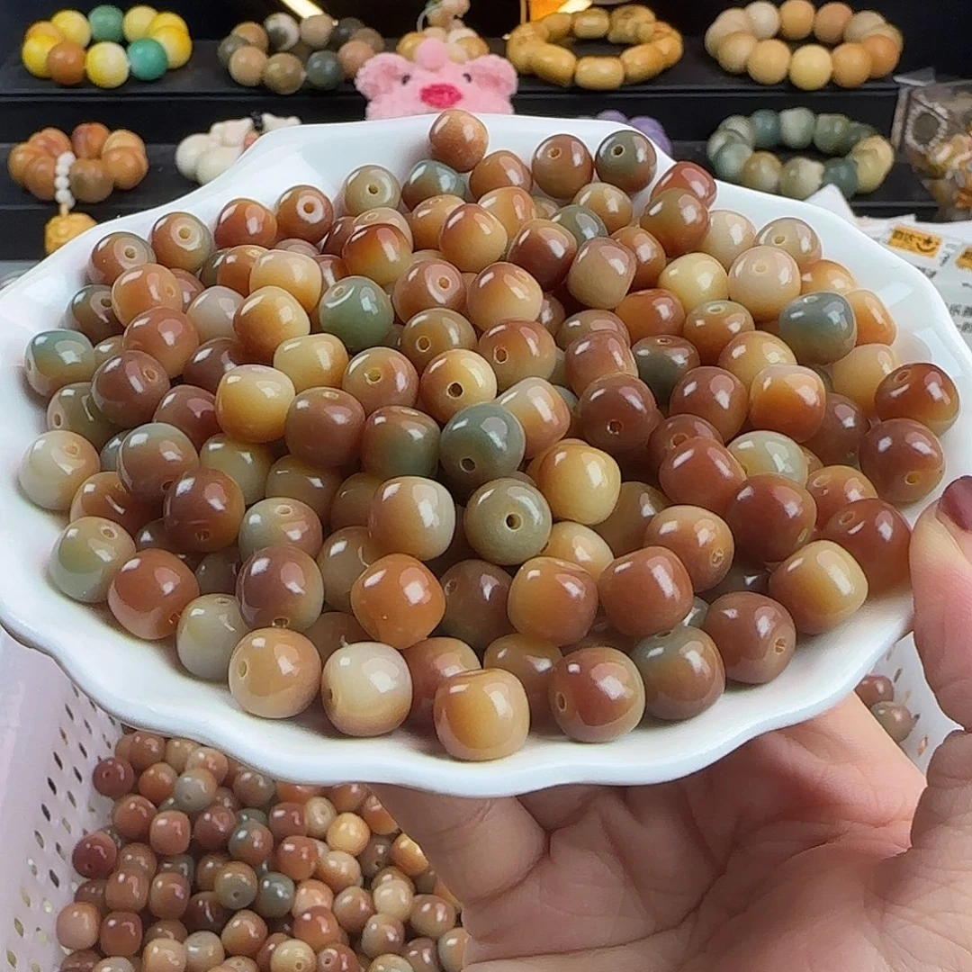 菩提根/象牙果手串卡10署与茶桶500颗