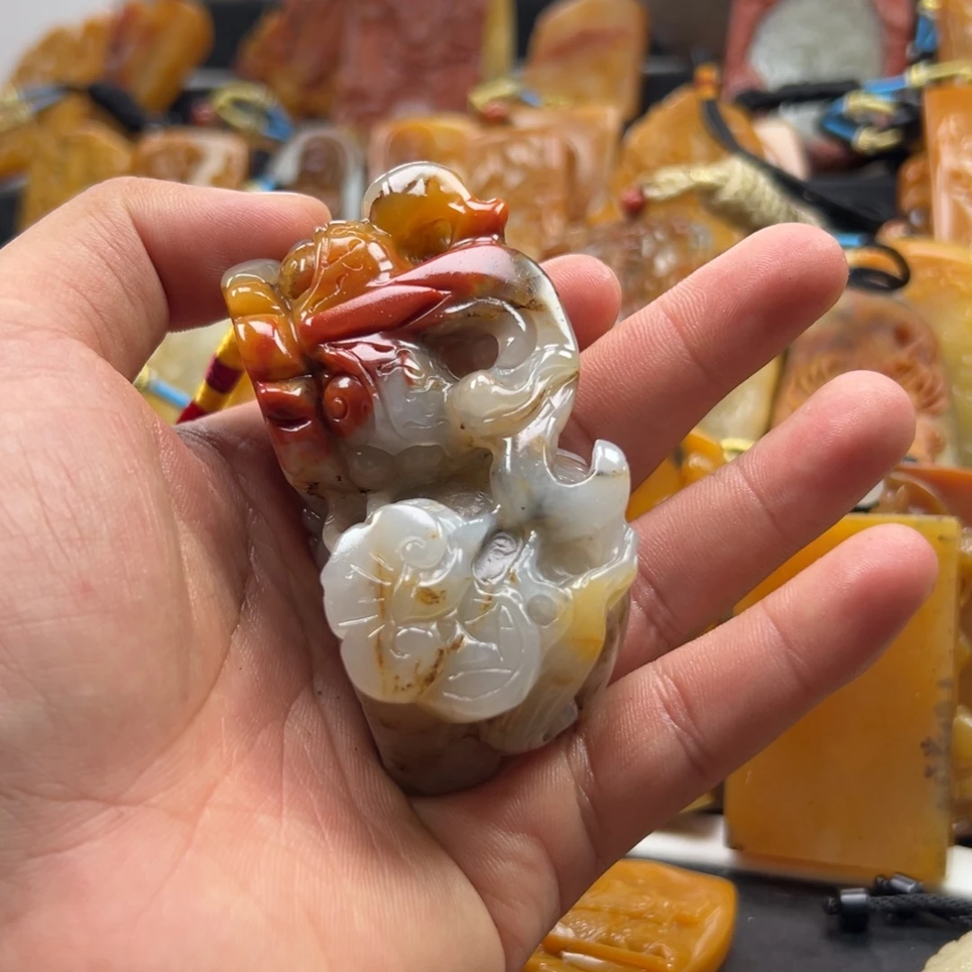 石英质玉（黄龙玉）未镶嵌hly