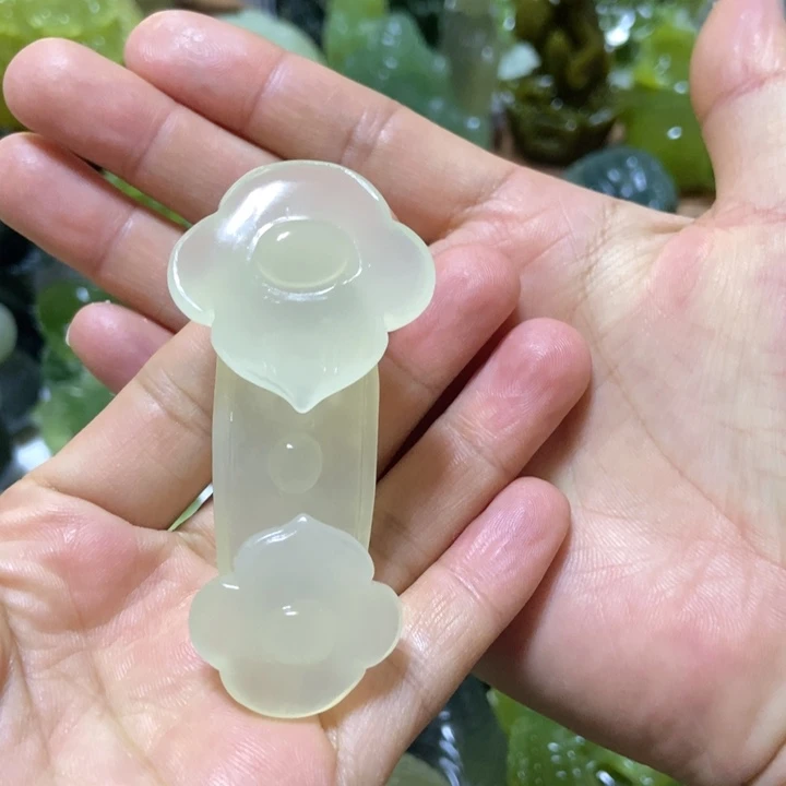【闪购商品】未镶嵌蛇纹石玉把件