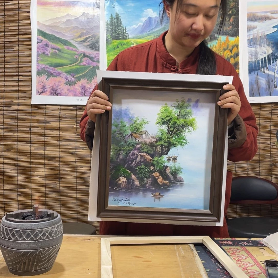 油画薇爽帮恭喜竞拍成功！