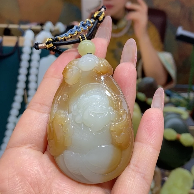 【闪购商品】颈饰未镶嵌和田玉（糖玉）浩**辰