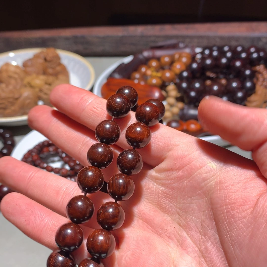 小叶紫檀手串/手链1.2/17