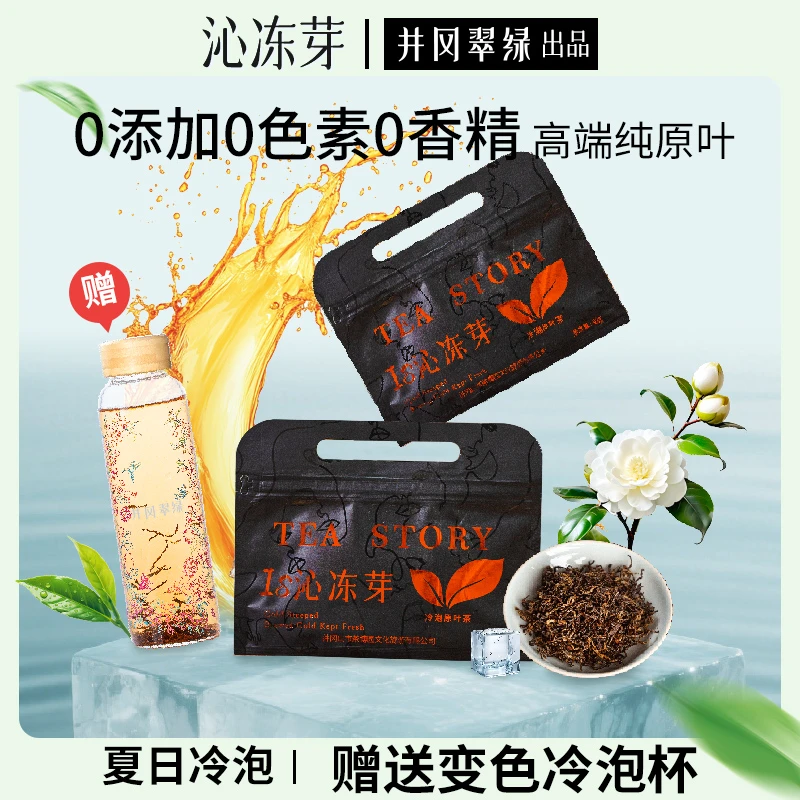 井冈翠绿冷泡红茶袋泡茶夏日浓醇红茶高端原叶茶树原叶袋包茶