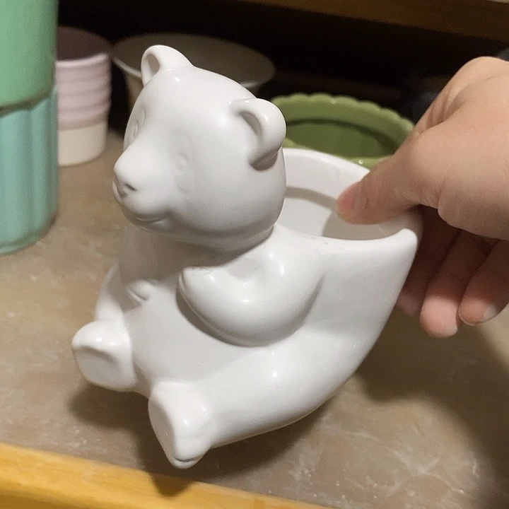 陶盆有孔 瑕疵针孔漏釉介意勿拍口 7高12