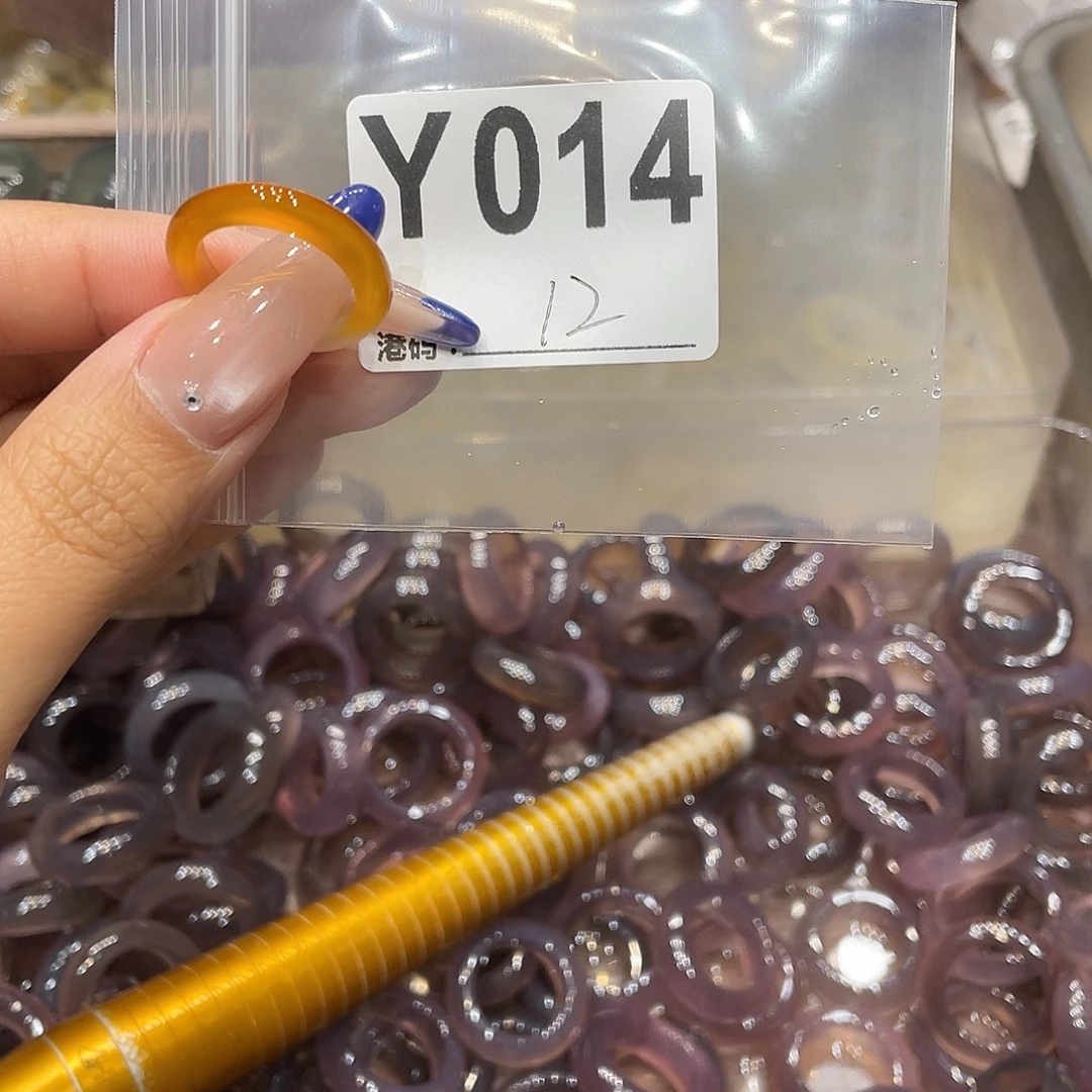 玛瑙/玉髓未镶嵌戒指014