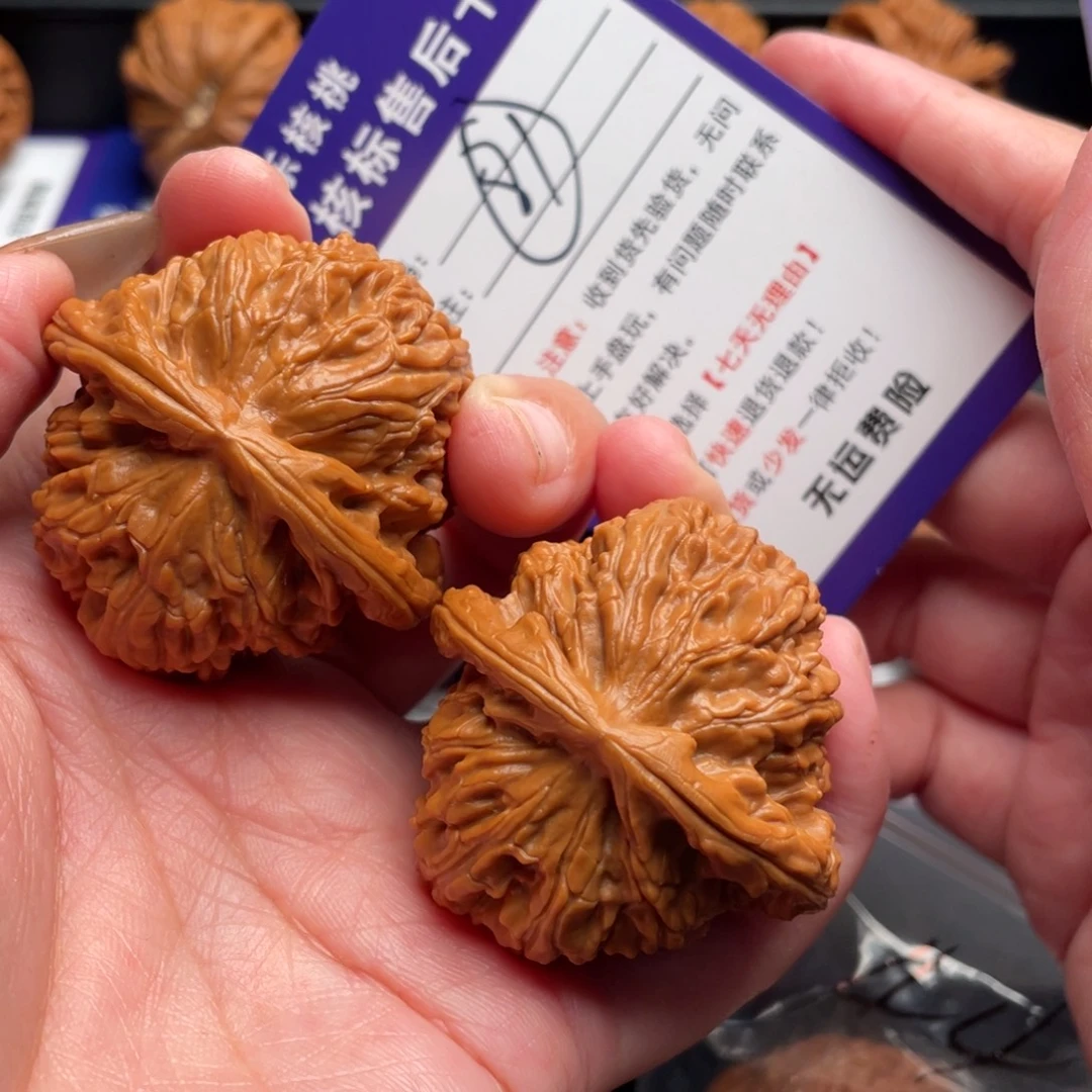 把件文玩核桃白狮44