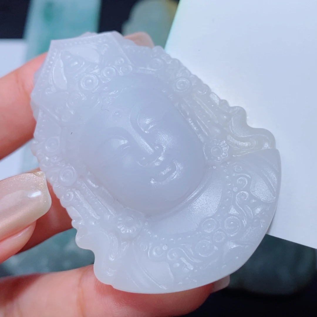 定制翡翠未镶嵌吊坠