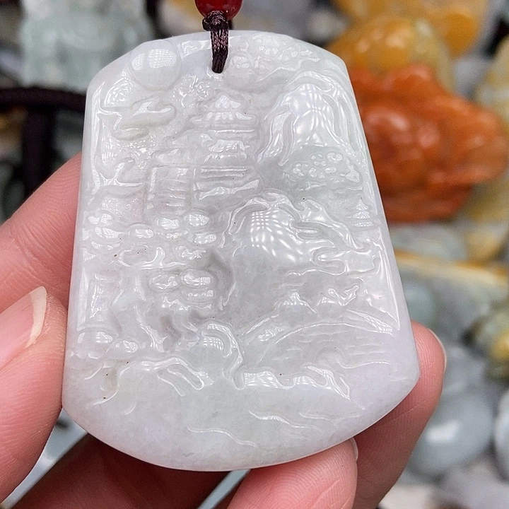 颈饰未镶嵌翡翠翡翠