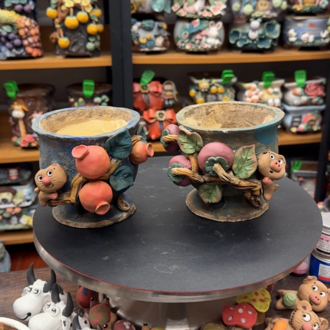 【闪购商品】糖****粗陶手捏