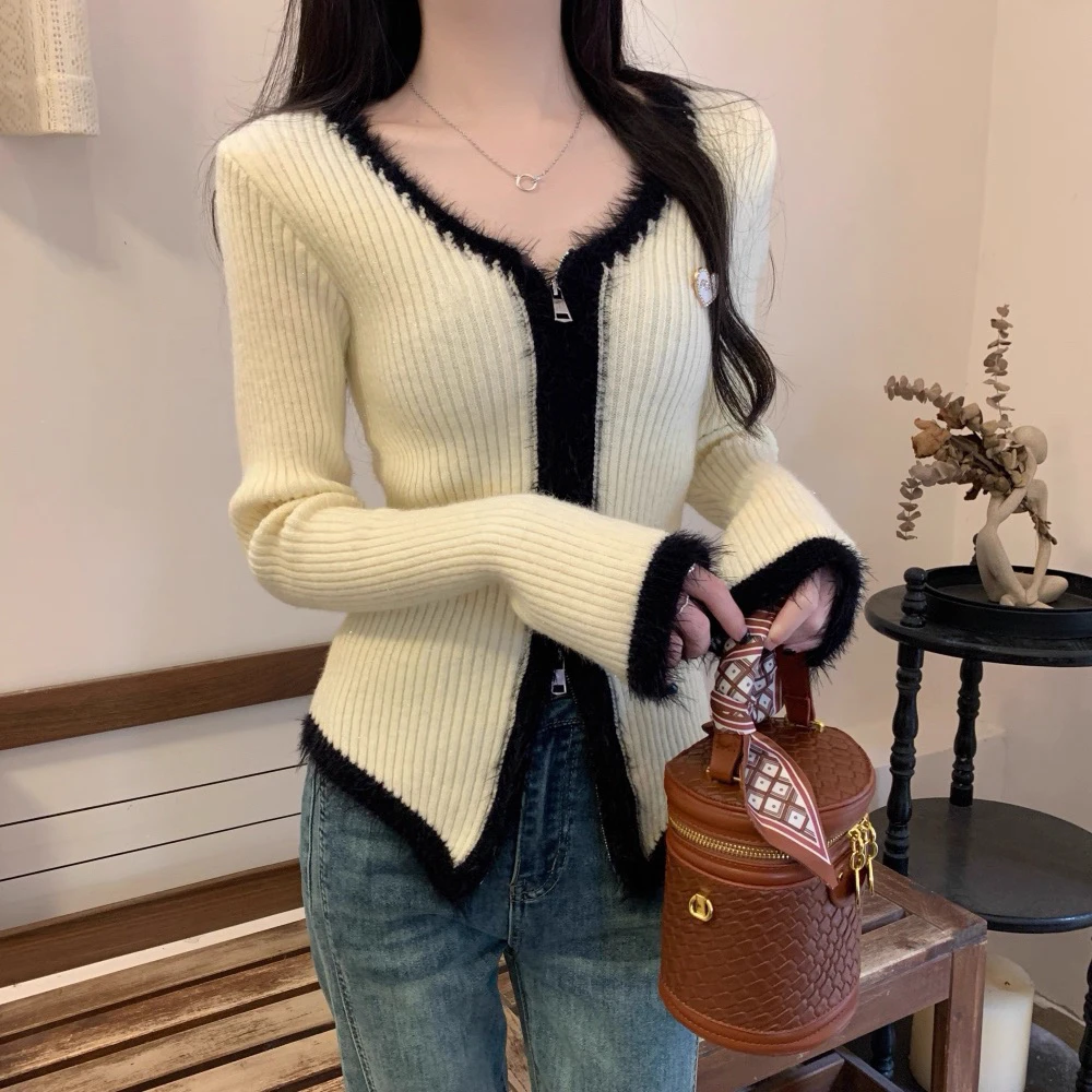 《艳合熙》家辣妹纯欲气质显瘦秋冬上衣