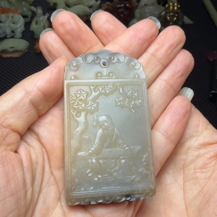 未镶嵌和田玉挂件