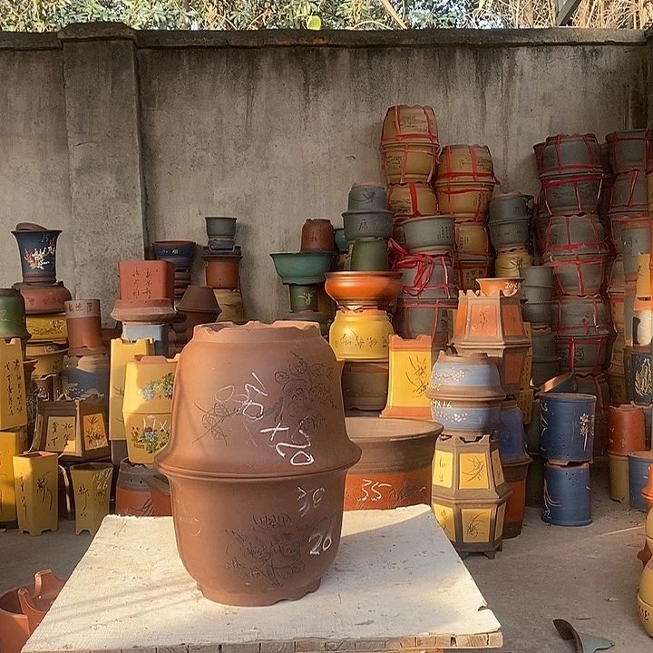 紫砂花盆紫砂花盆