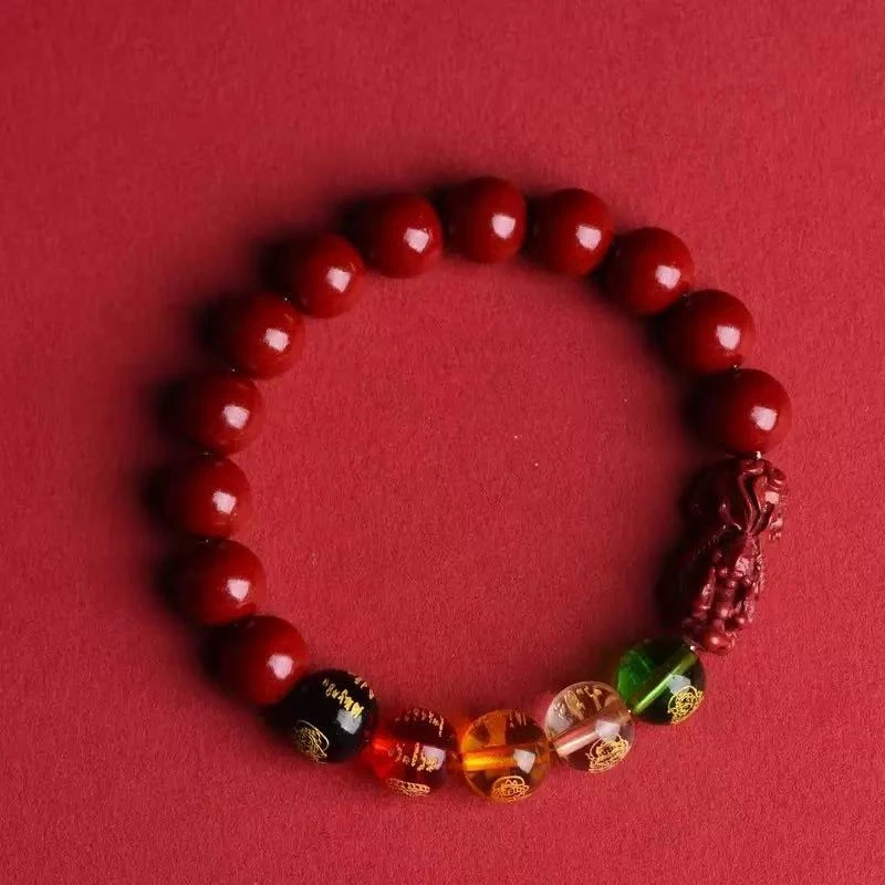 天然辰砂HSMY-1061手串（无礼盒）