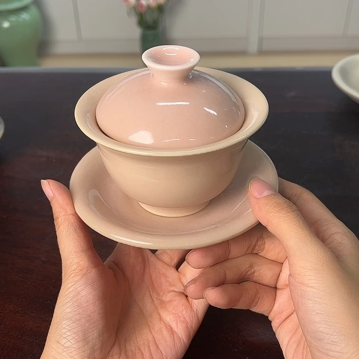 龙泉云间青瓷小米茶器