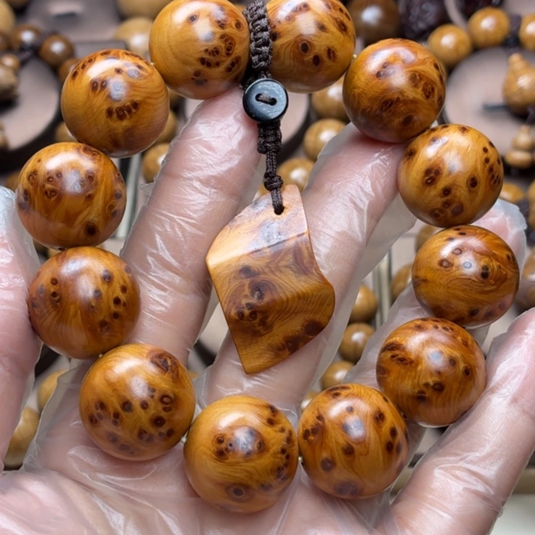 ****柏木（崖柏）手串/手链2.0留疤