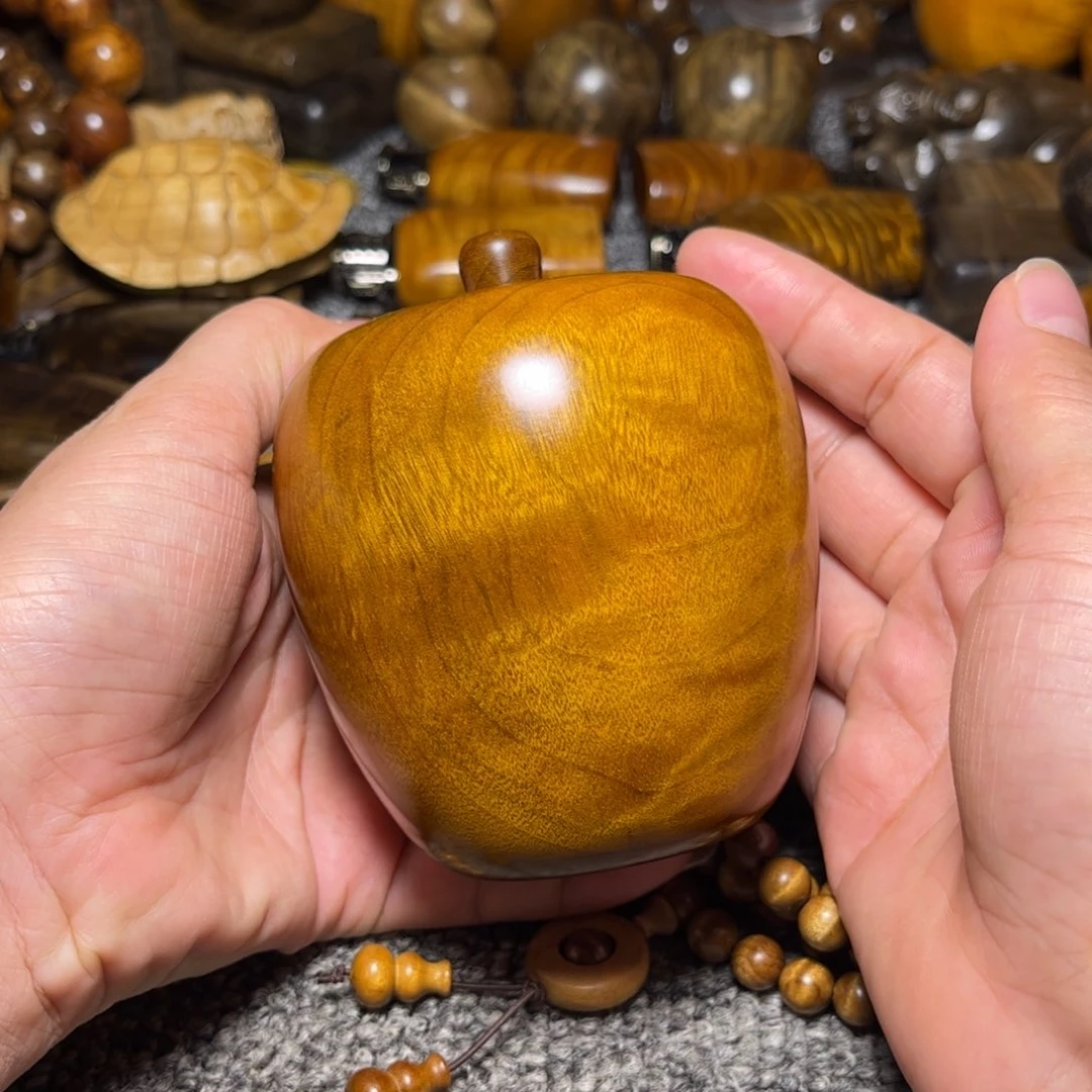 金丝楠苹果手把玩