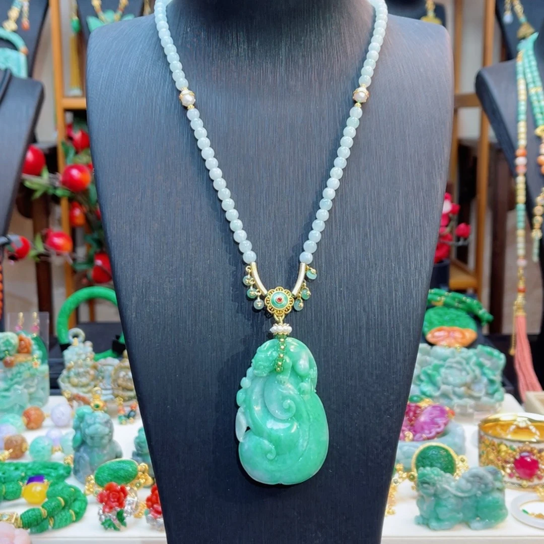 翡翠颈饰合金48小时鉴赏期