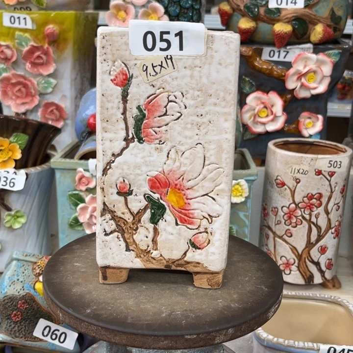 紫砂花盆粗陶材质多肉花盆