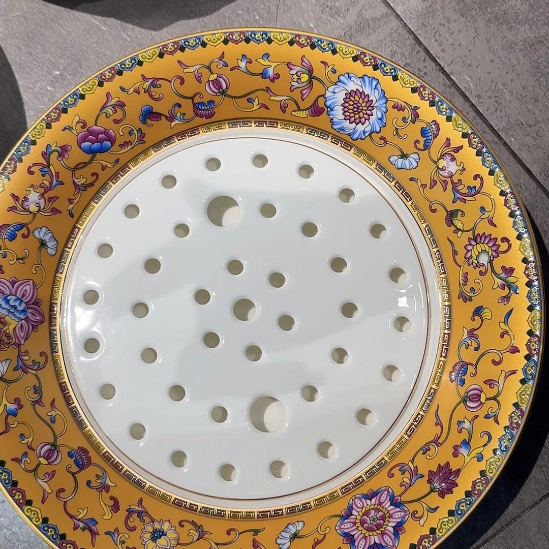 骨瓷骨瓷珐琅彩工艺
