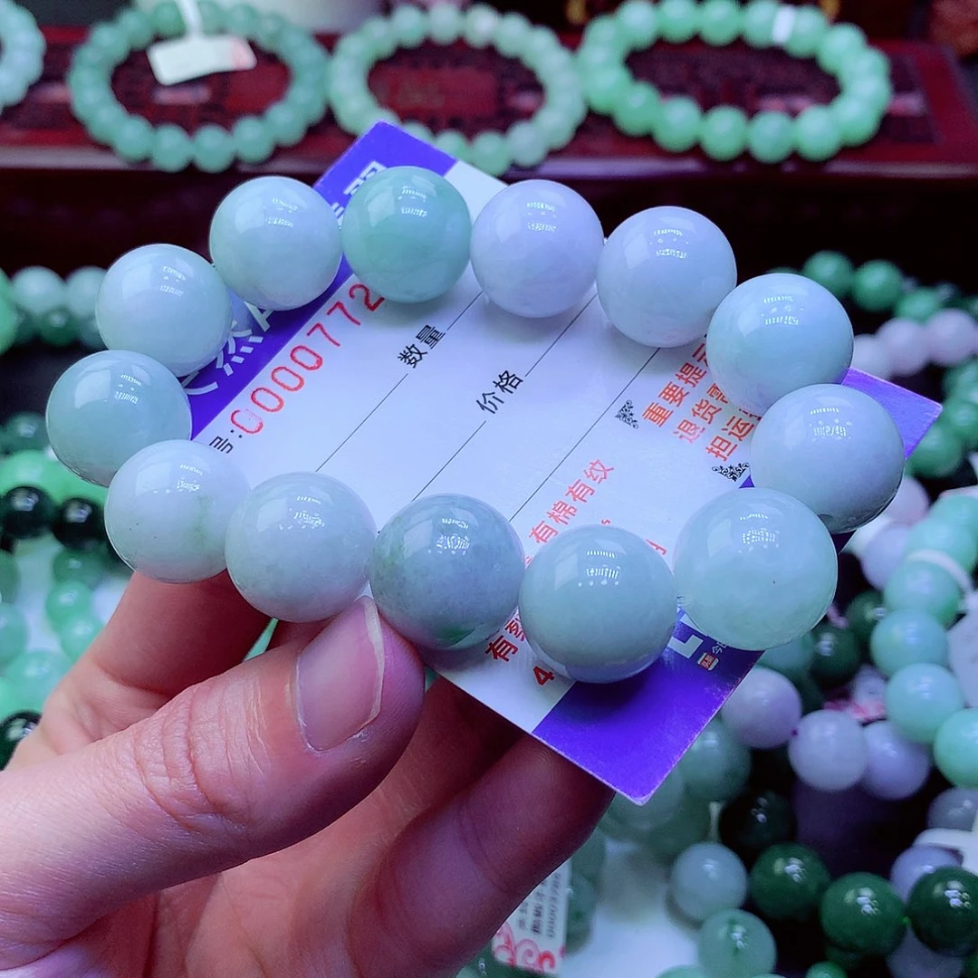 翡翠未镶嵌毛衣链