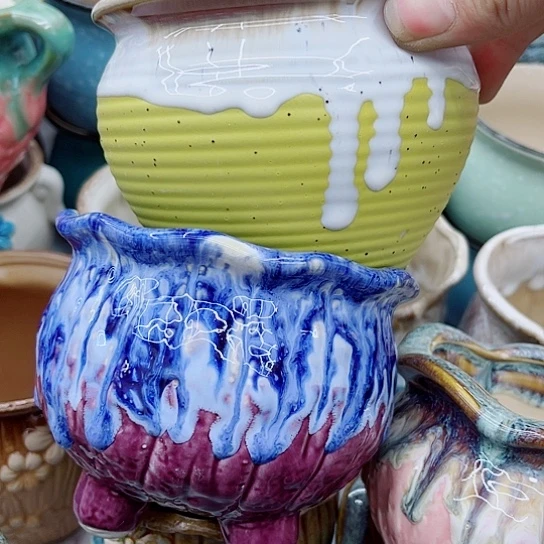 多肉绿植陶瓷花盆