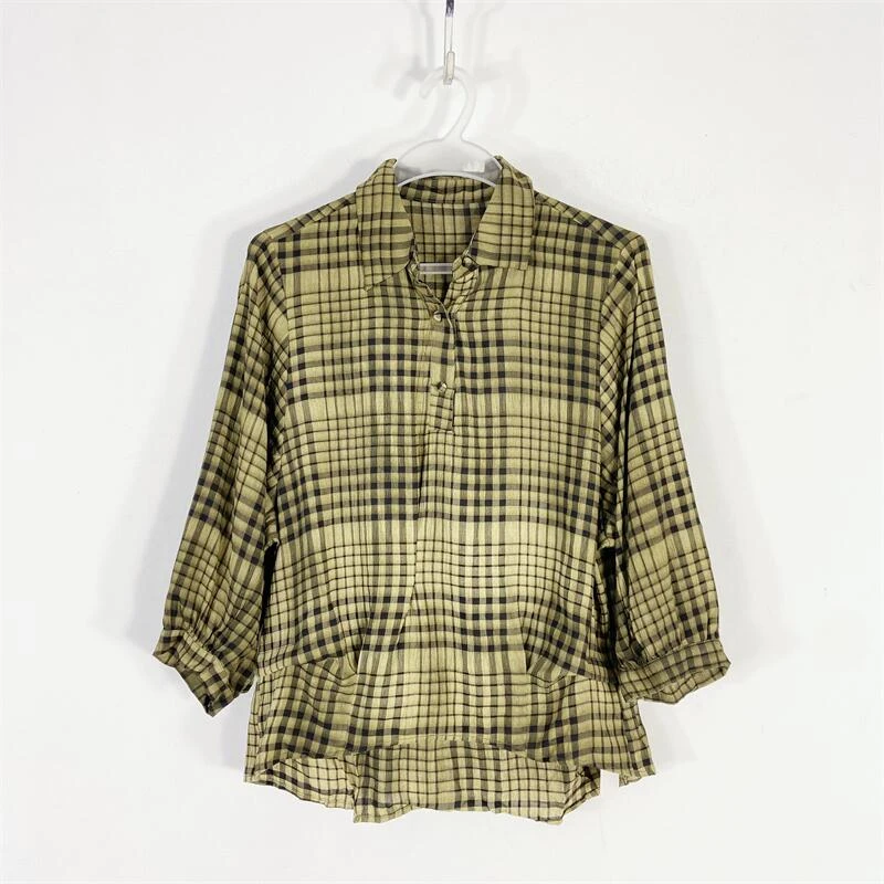 【77衣橱】KS3739精品女装上衣长袖衬衫【红人上新】K