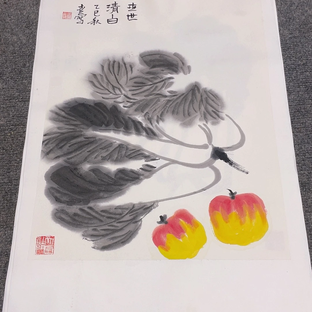 国画1.4平尺纯手绘国画作品
