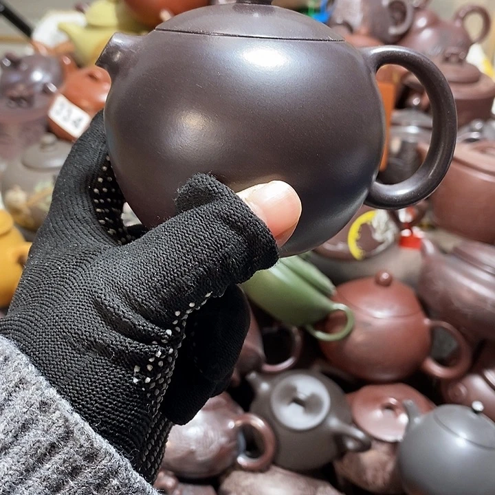 紫砂茶壶微瑕微笑