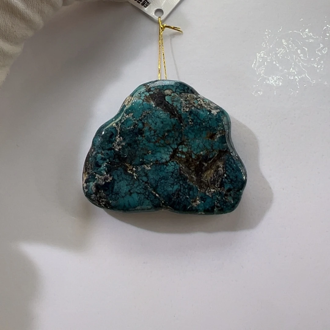 绿松石未镶嵌挂件
