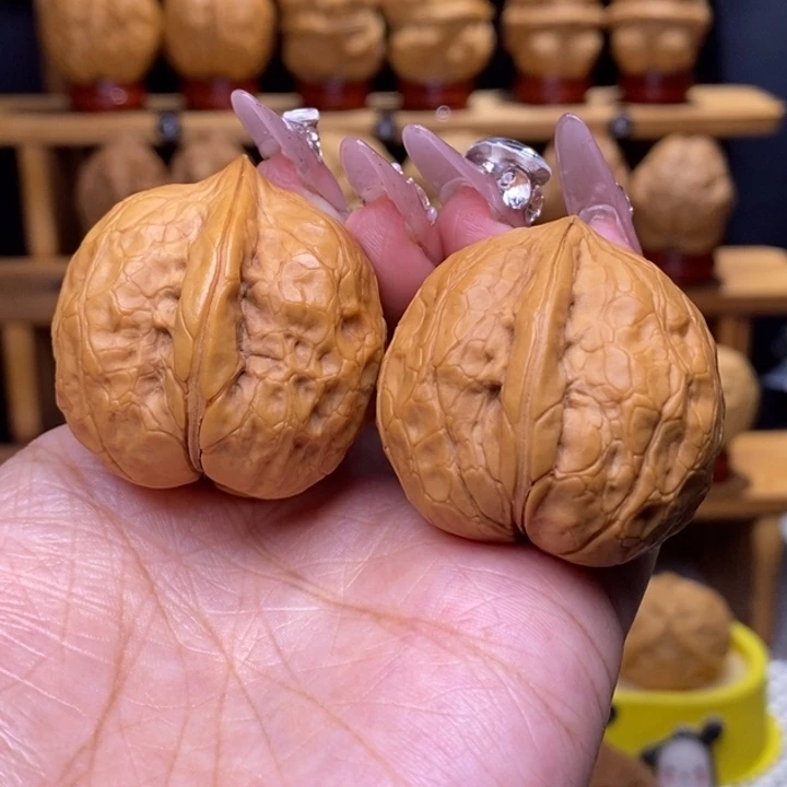 文玩核桃把件云鸡20号