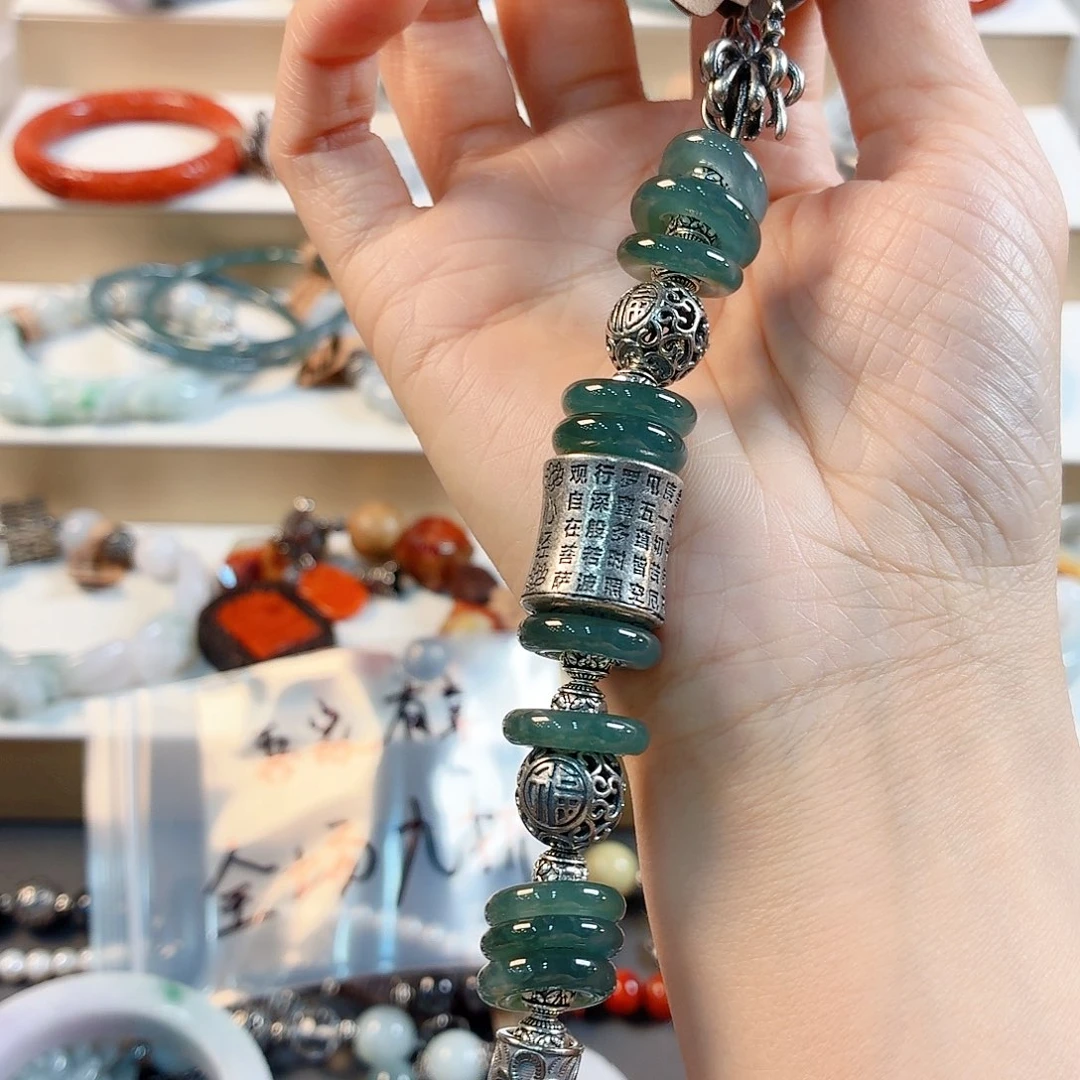 下***️翡翠未镶嵌手链手串